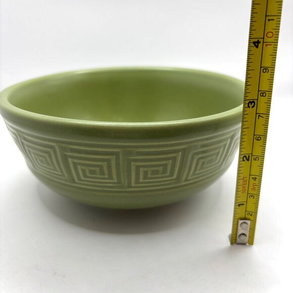 HTF Frank Lloyd Wright Collection Whirling Arrow Green Bowl HF Coors USA - Picture 6 of 6